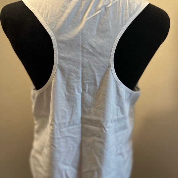 Tan pants with white blouse “Duo” Mossimo Blouse pants unknown. - Picture 6 of 8